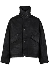 SHORT RAIN JACKET / ONYX BK