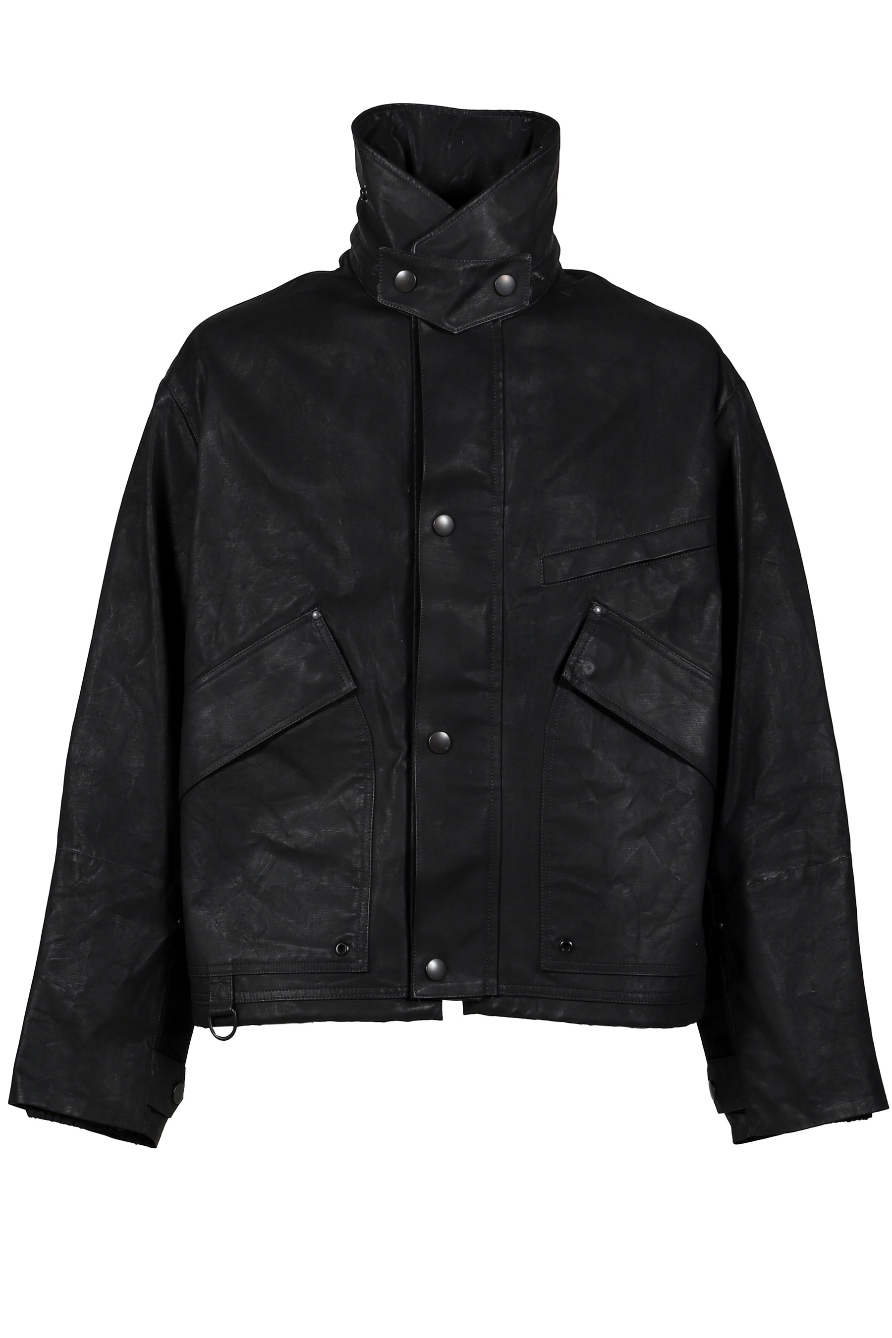 SHORT RAIN JACKET / ONYX BK