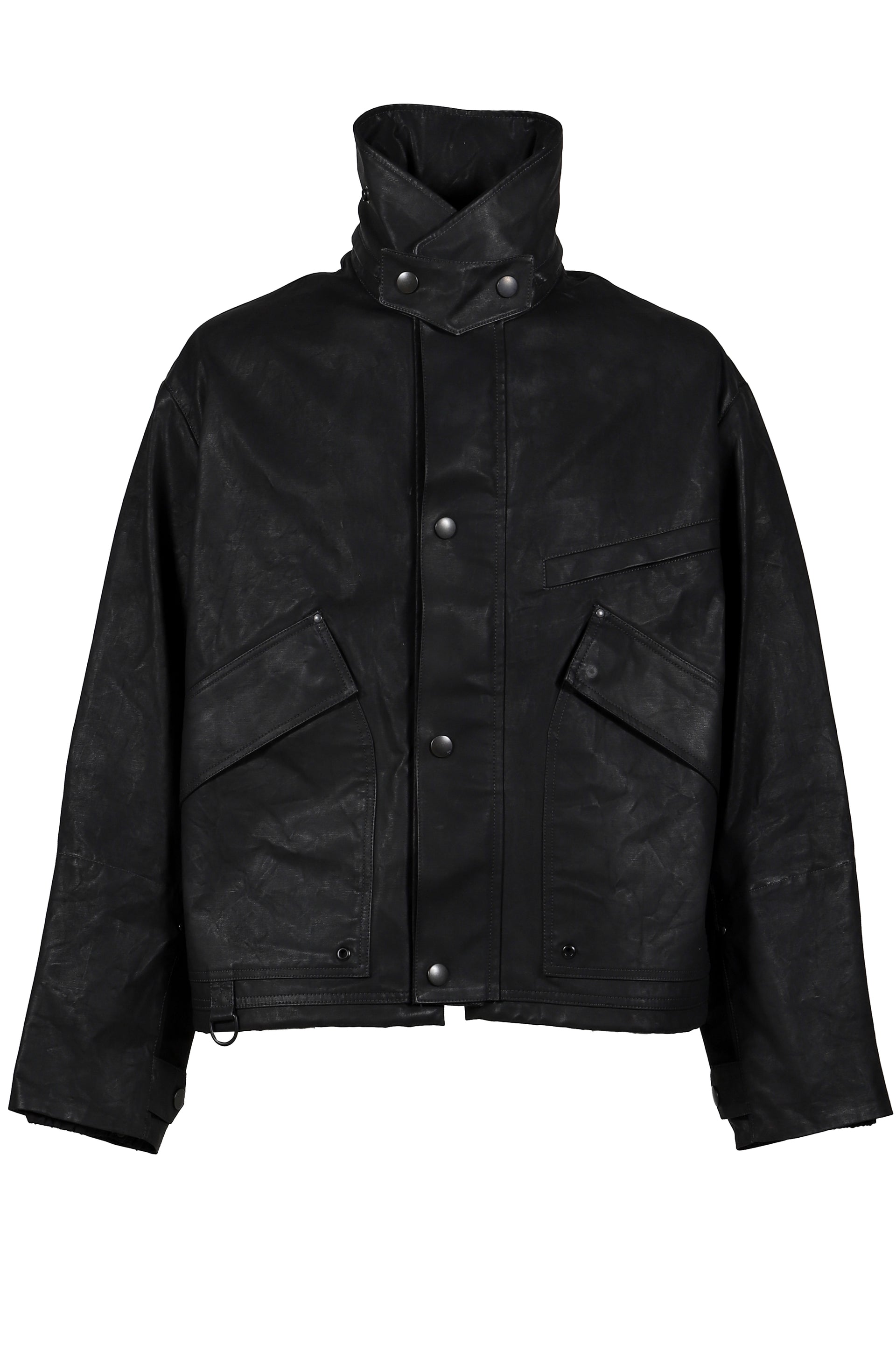 SHORT RAIN JACKET / ONYX BK