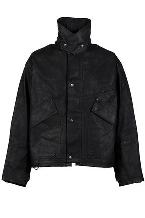 SHORT RAIN JACKET / ONYX BK