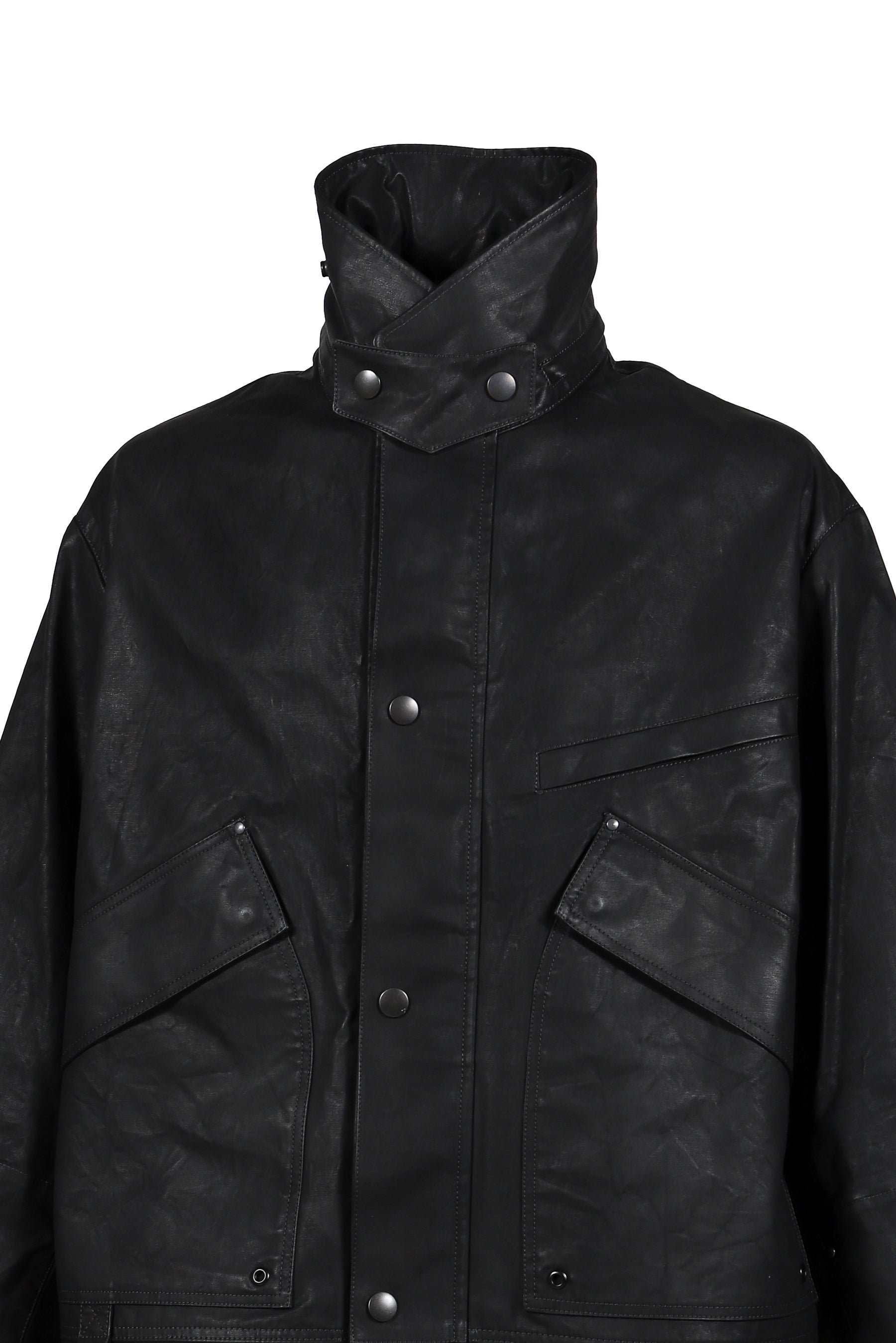 SHORT RAIN JACKET / ONYX BK