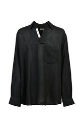 NICE MATERIAL TOPS / BLACK