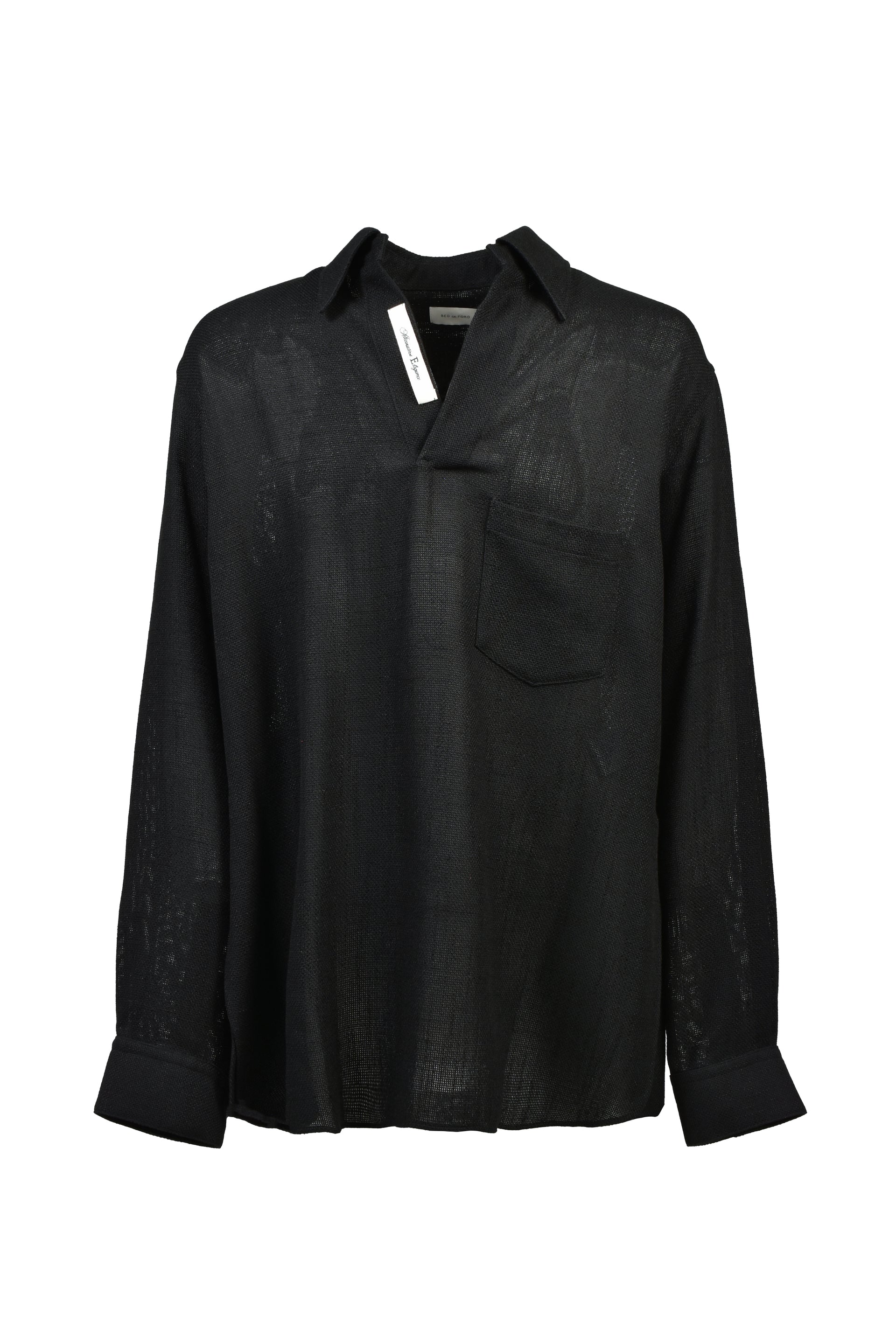 NICE MATERIAL TOPS / BLACK