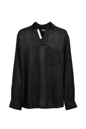 NICE MATERIAL TOPS / BLACK