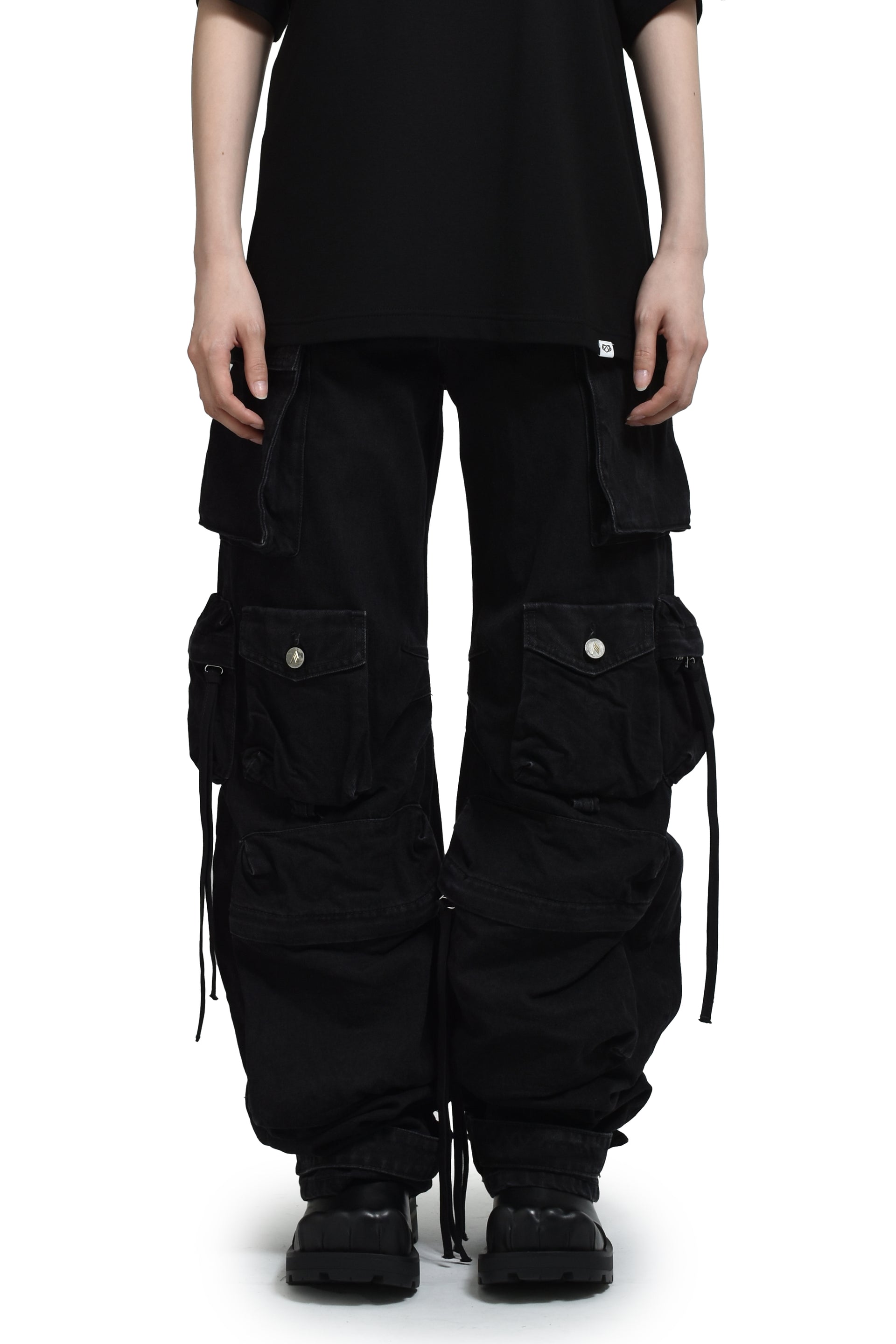 THE ATTICO LONG PANT / BLK