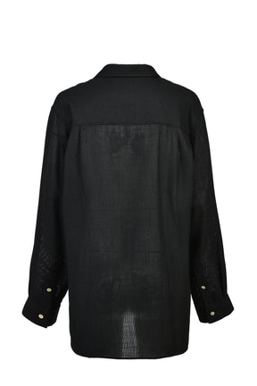 NICE MATERIAL TOPS / BLACK