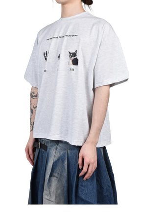 FRIENDSHIP TEE(EXCLUSIVE) / GRY