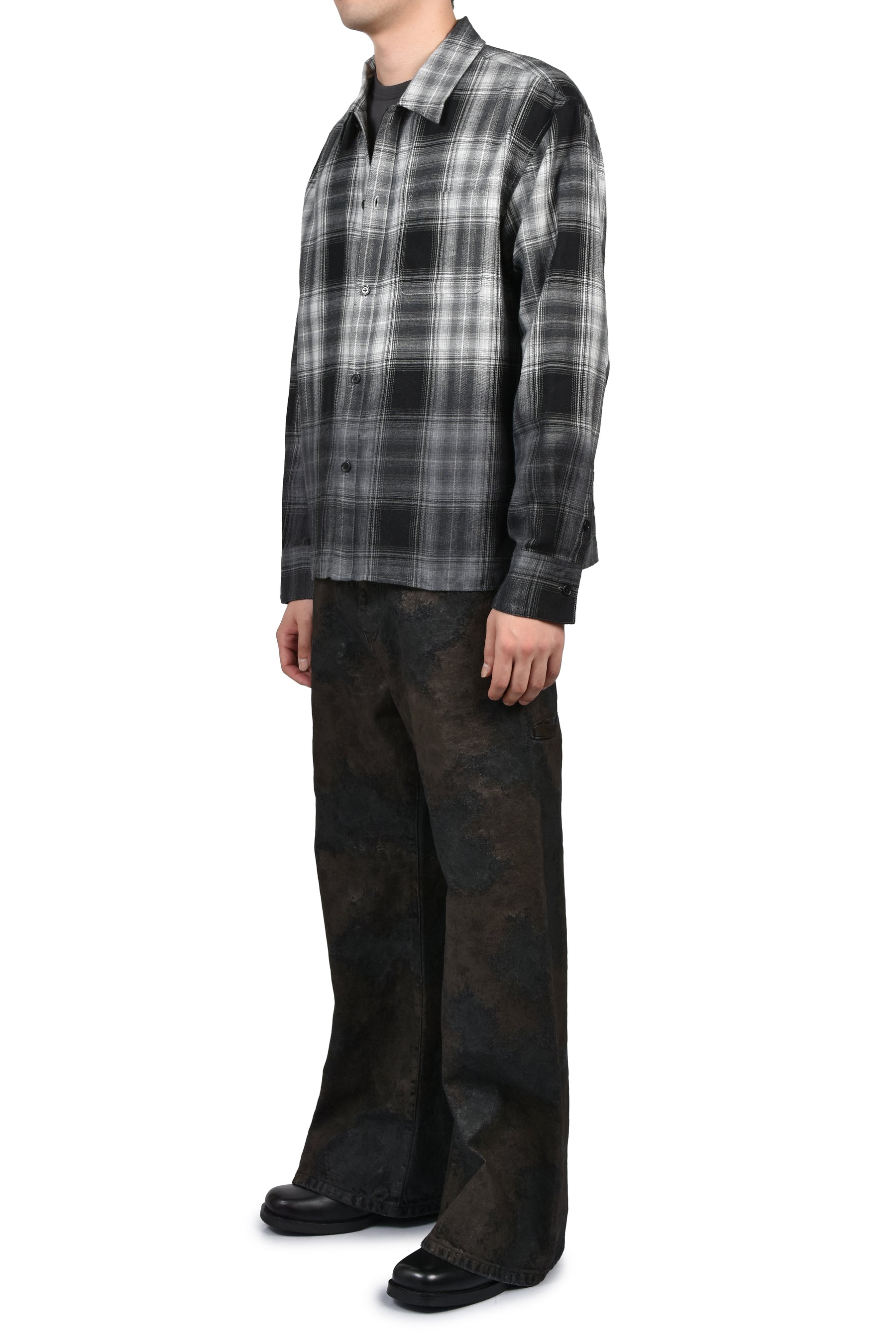 DUSK FLANNEL / BLK