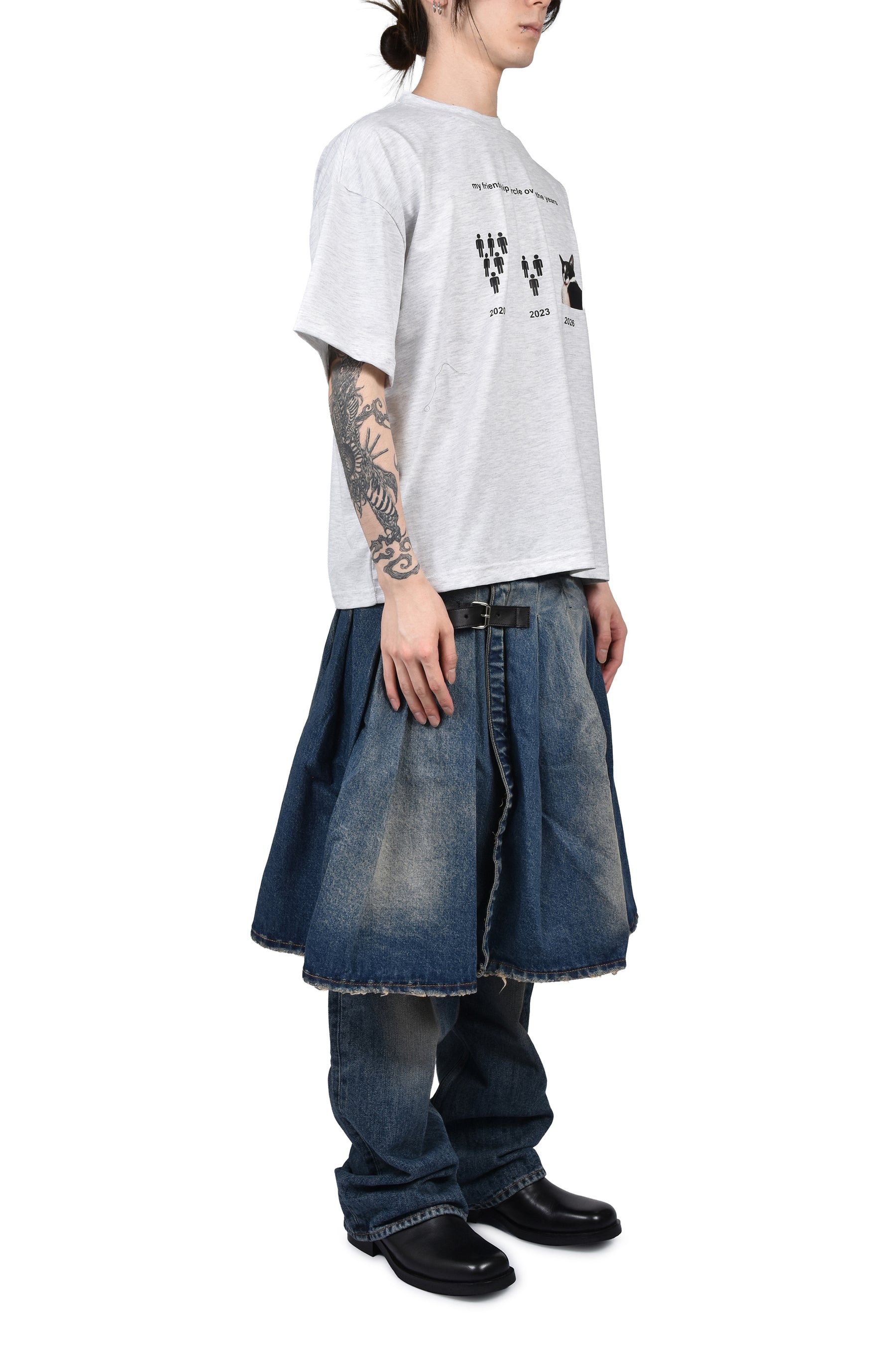 FRIENDSHIP TEE(EXCLUSIVE) / GRY