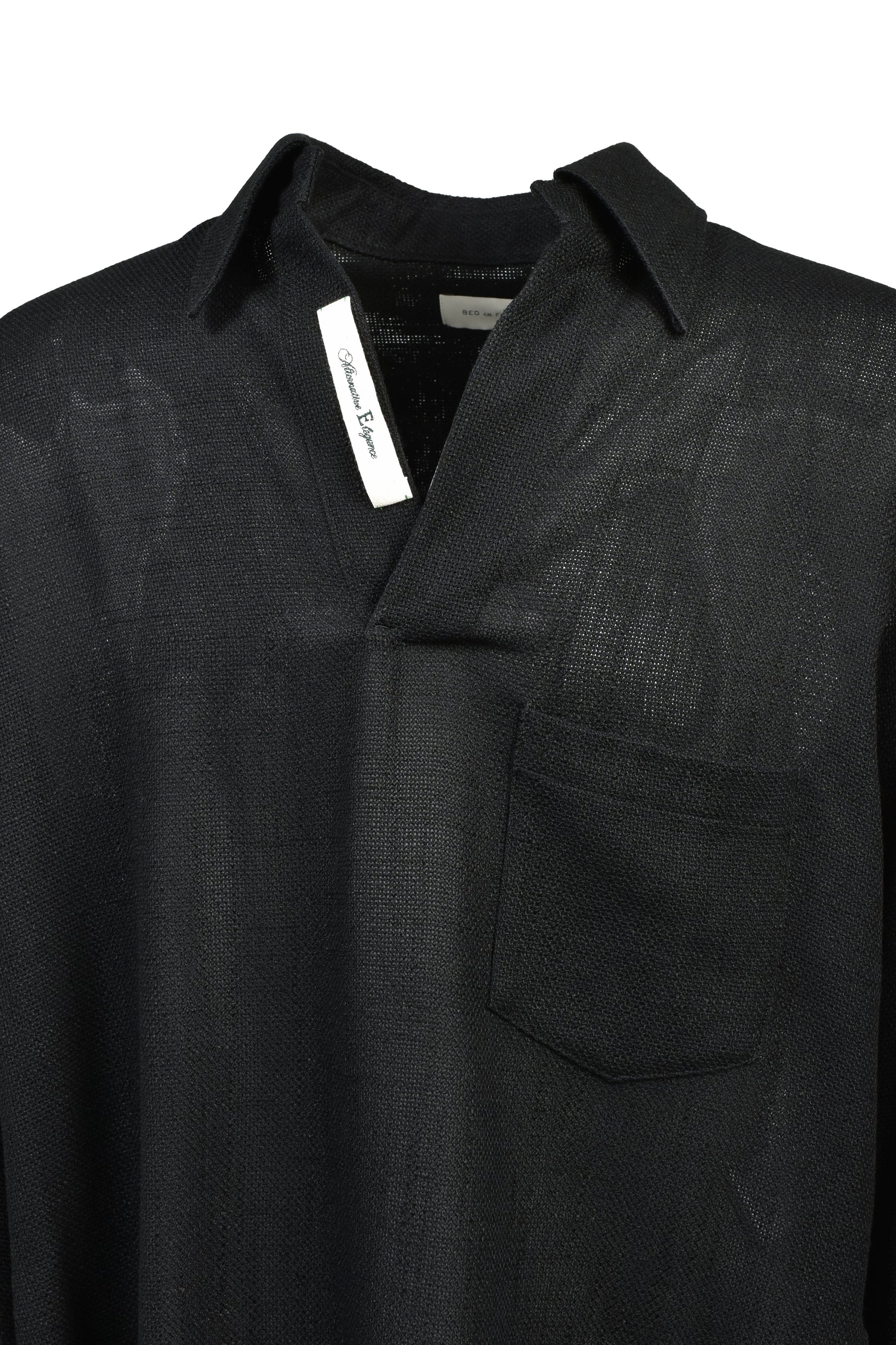 NICE MATERIAL TOPS / BLACK