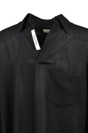 NICE MATERIAL TOPS / BLACK