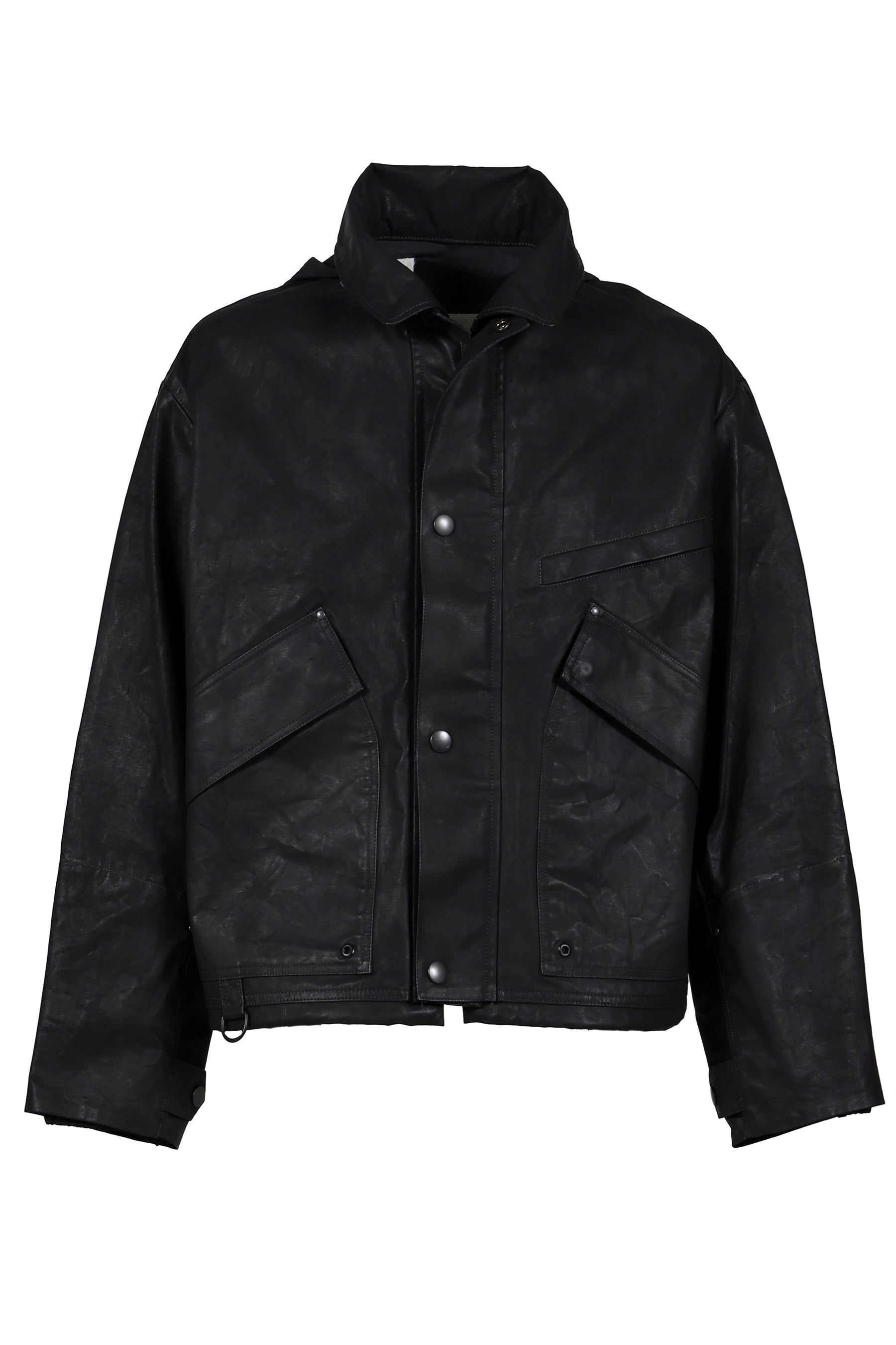 SHORT RAIN JACKET / ONYX BK