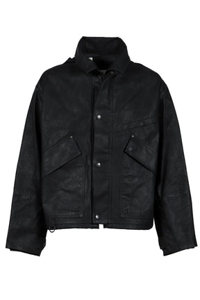 SHORT RAIN JACKET / ONYX BK