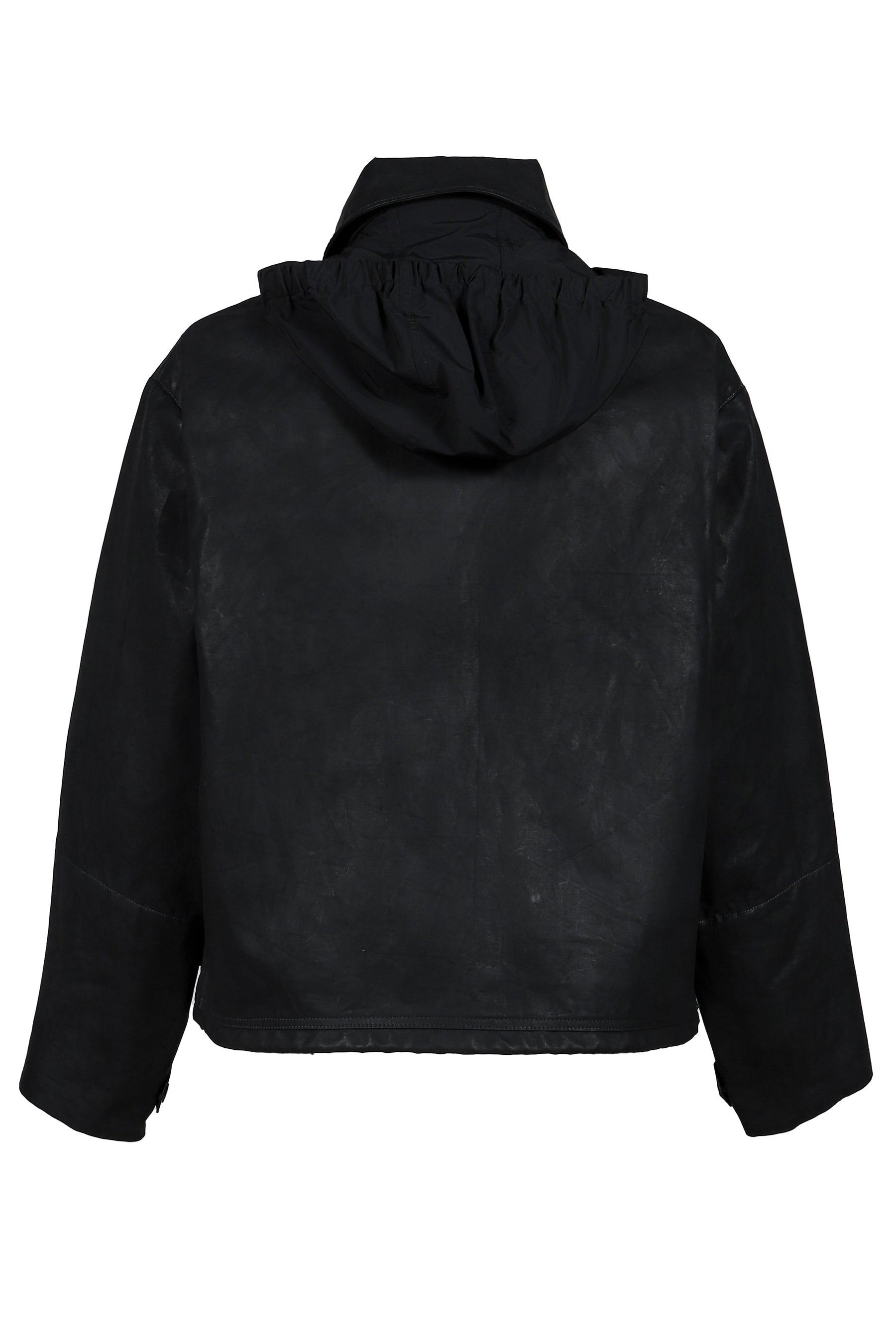 SHORT RAIN JACKET / ONYX BK