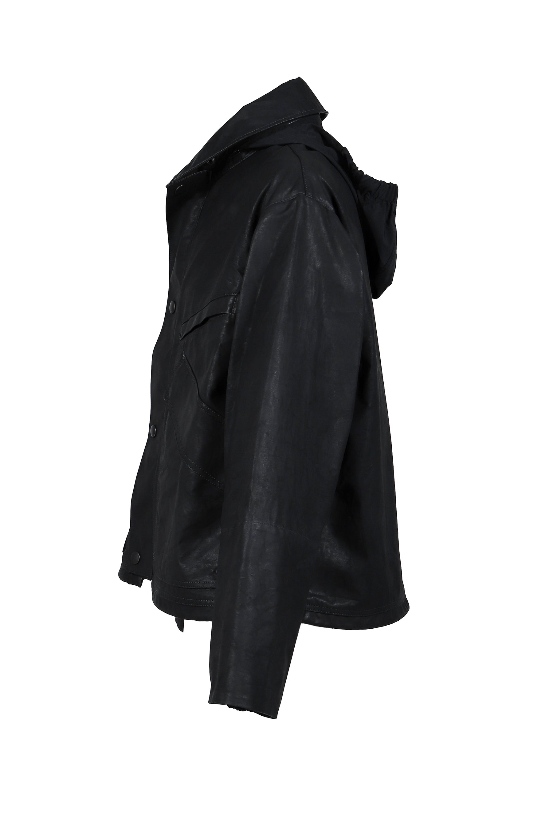 SHORT RAIN JACKET / ONYX BK