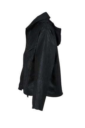 SHORT RAIN JACKET / ONYX BK