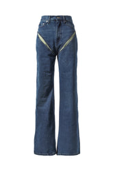 EVERGREEN CUT OUT JEANS / BLU