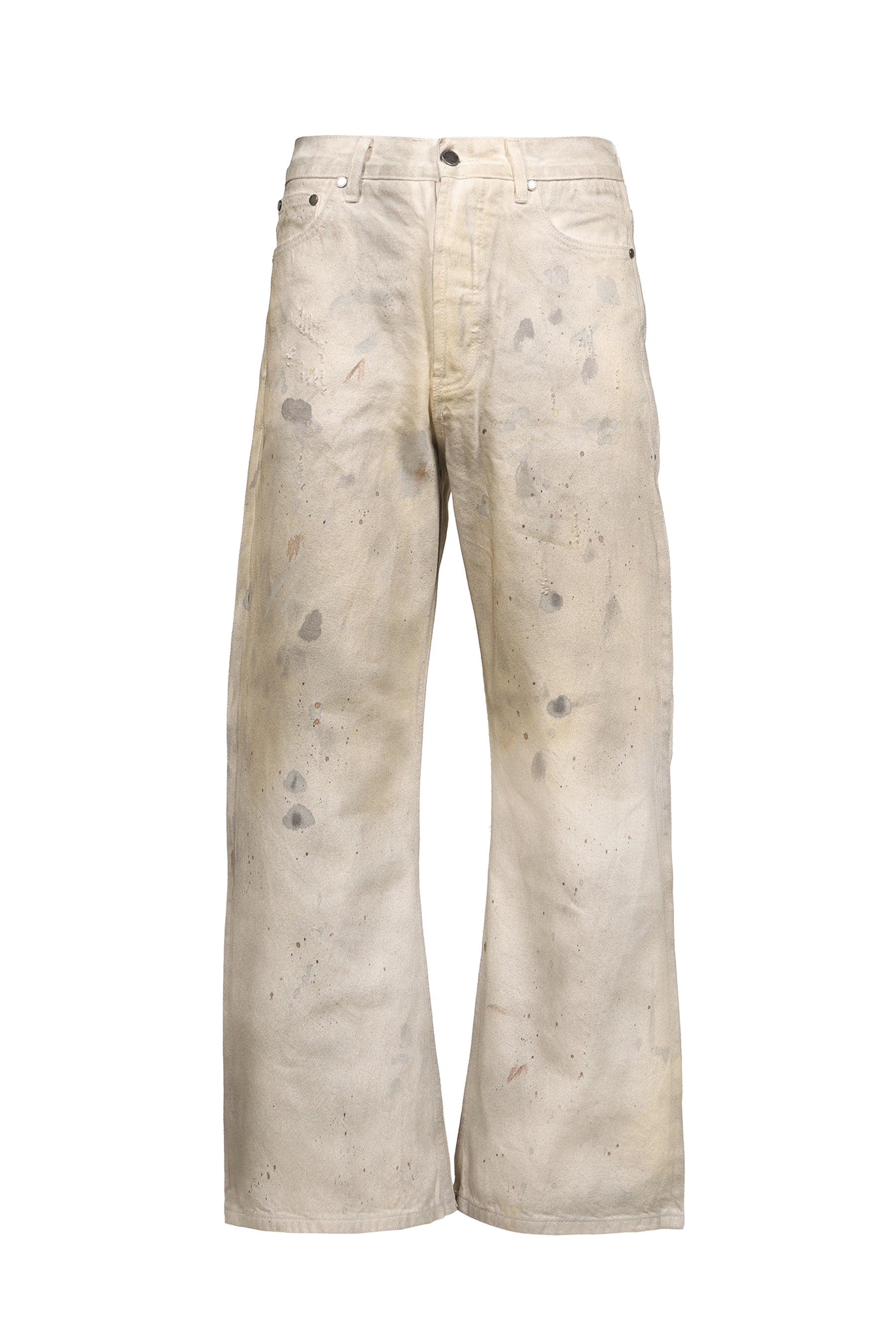 BAGGY DENIM / CREAM PAINTER