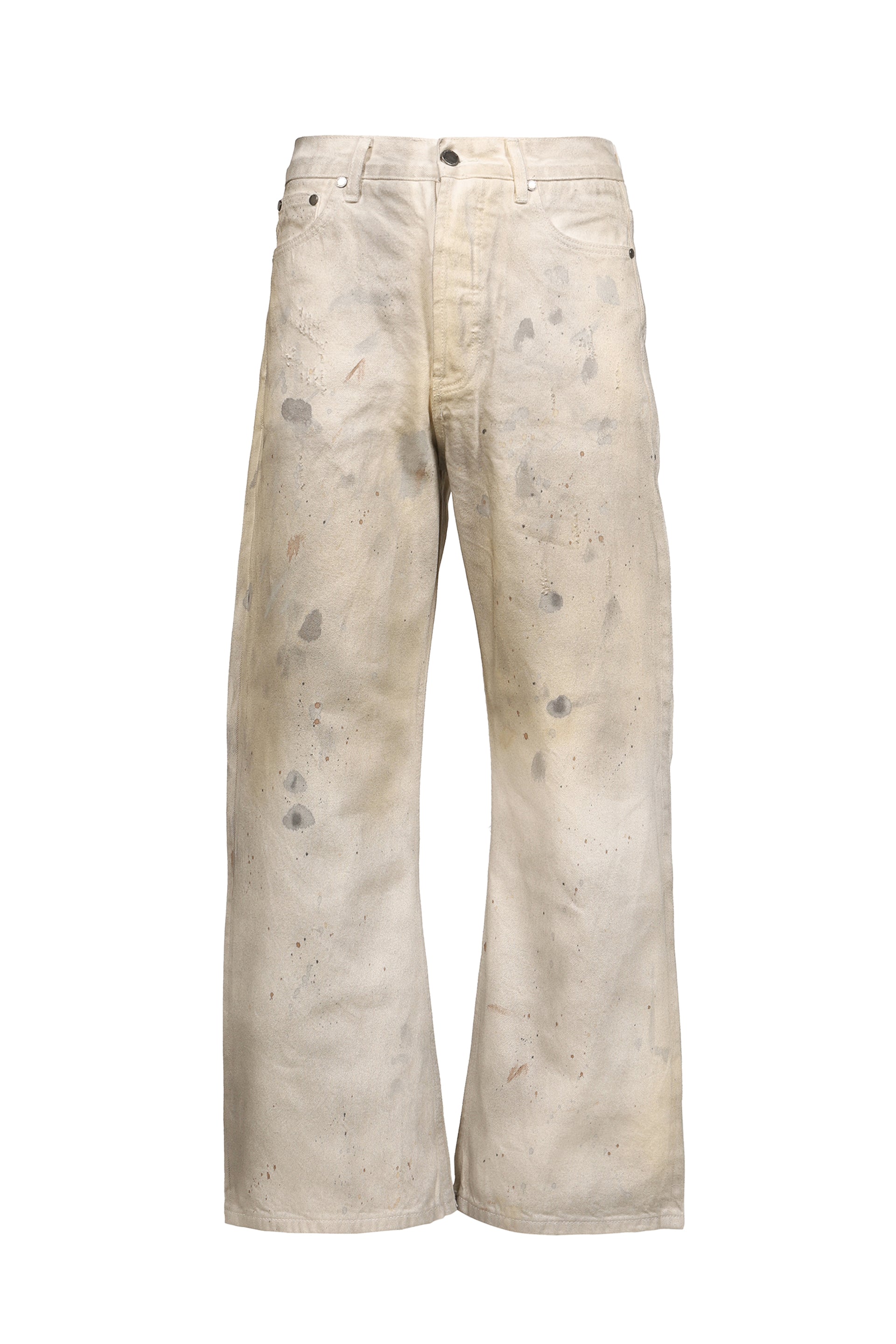 BAGGY DENIM / CREAM PAINTER