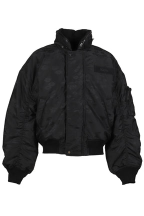 MELTING DAISIES'' BOMBER / BLK