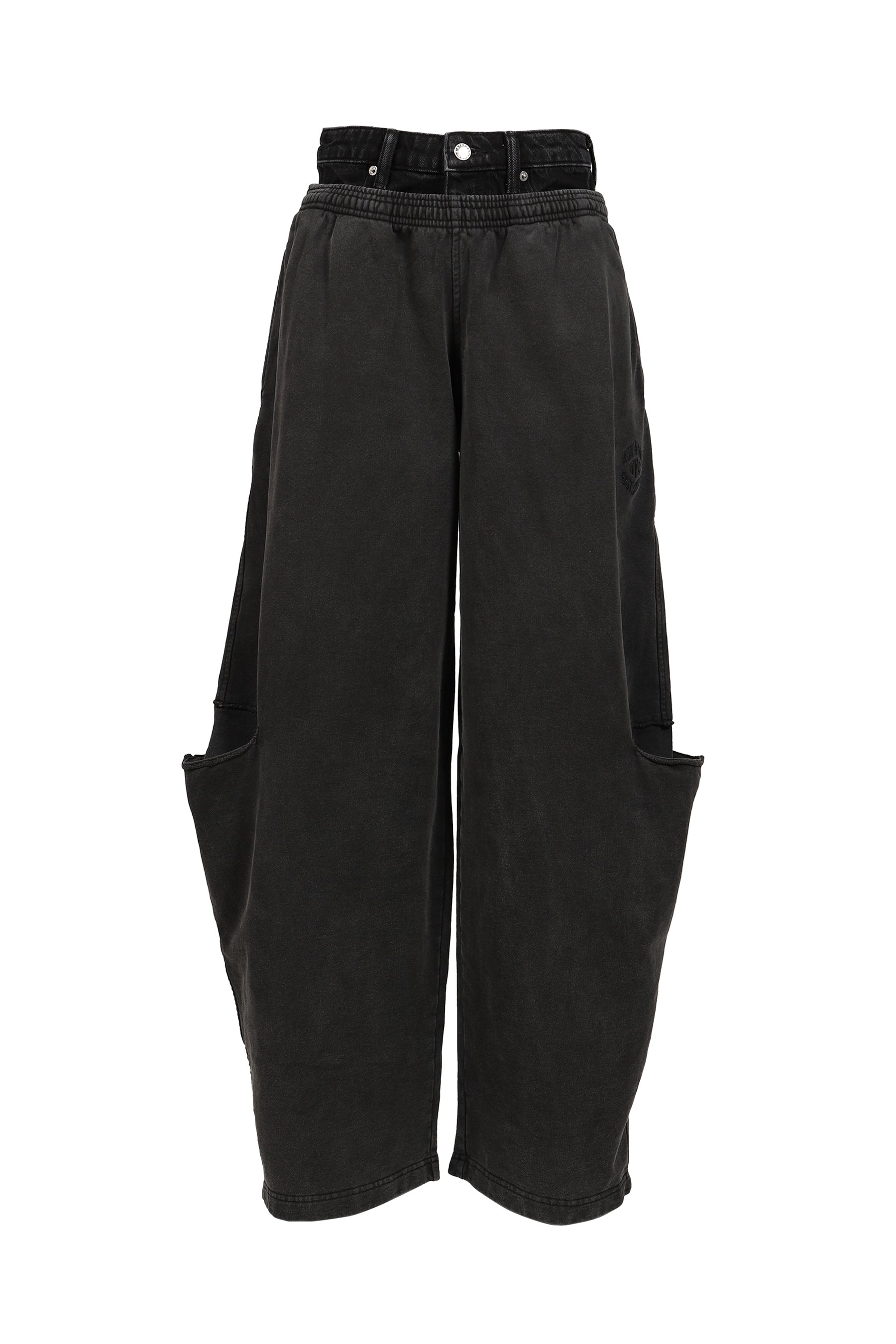 alexanderwang alexander wang SS26 PRE-STYLED SLASHED SWEATPANT