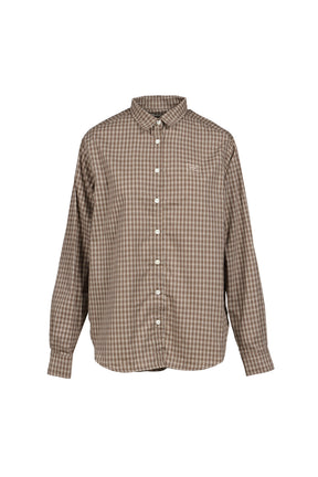 G CLASSIC EMBROIDERED BUTTON-UP SHIRT / BRW