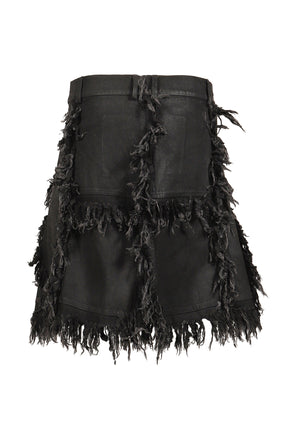 SHRED SKIRT PANTS / BLACK