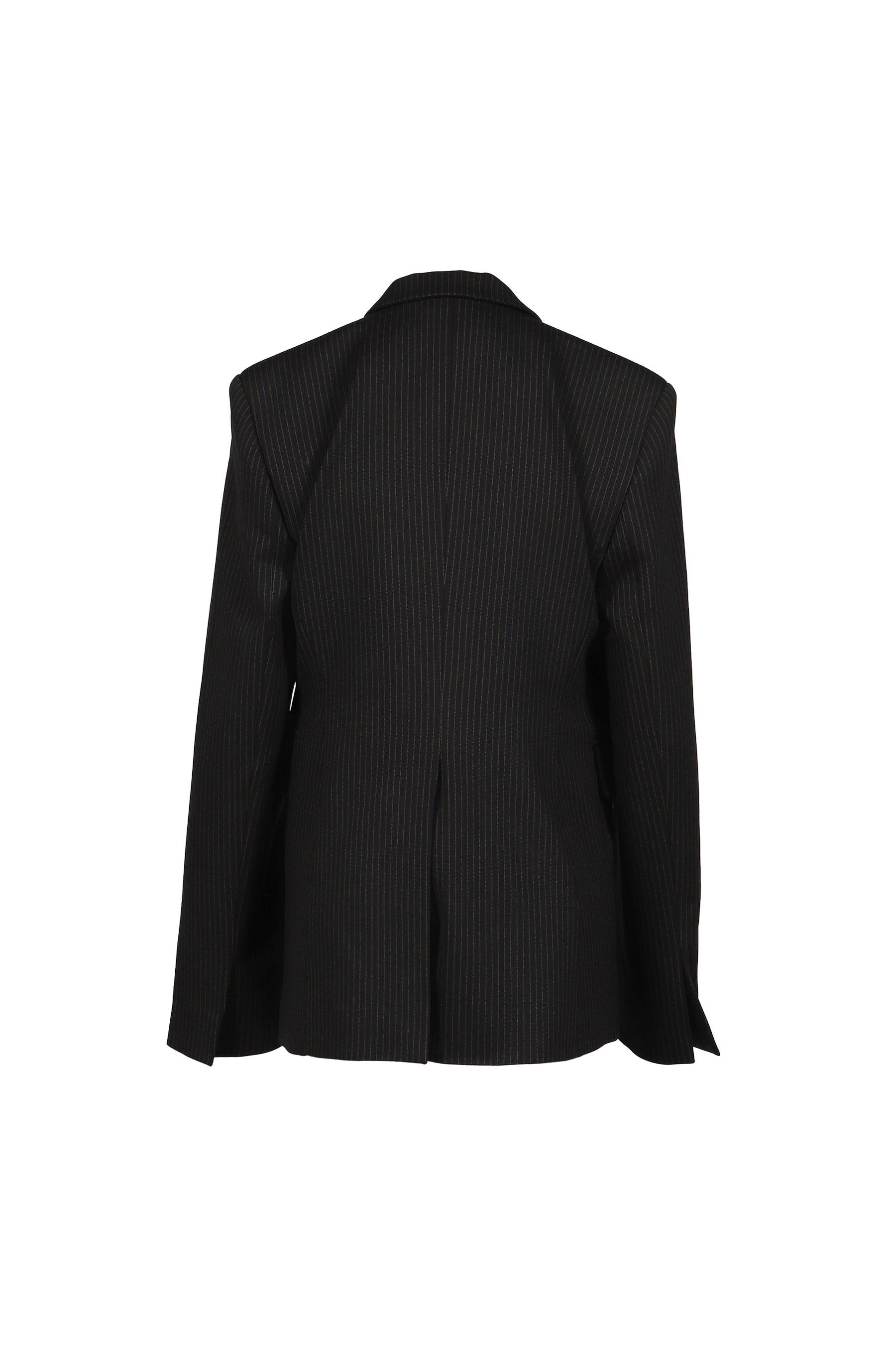 SIGNATURE SPLIT BLAZER / BLACK