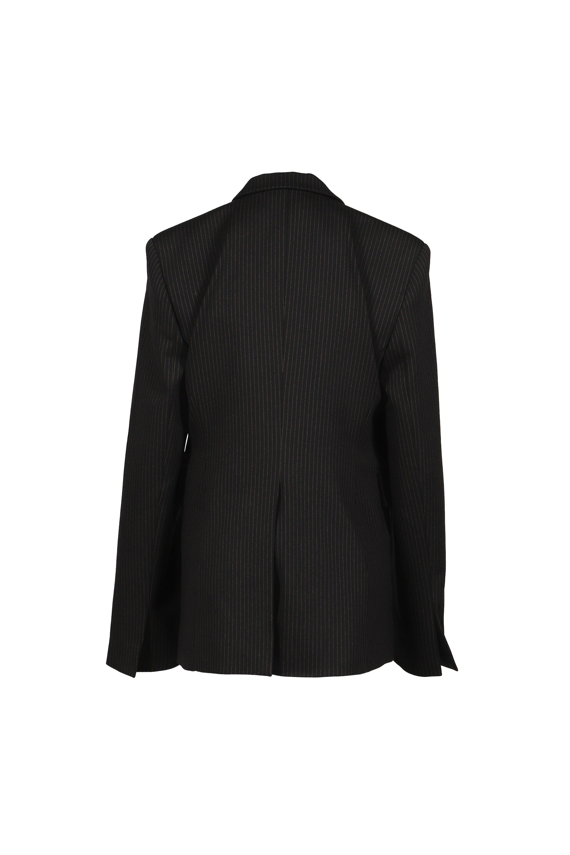 SIGNATURE SPLIT BLAZER / BLK