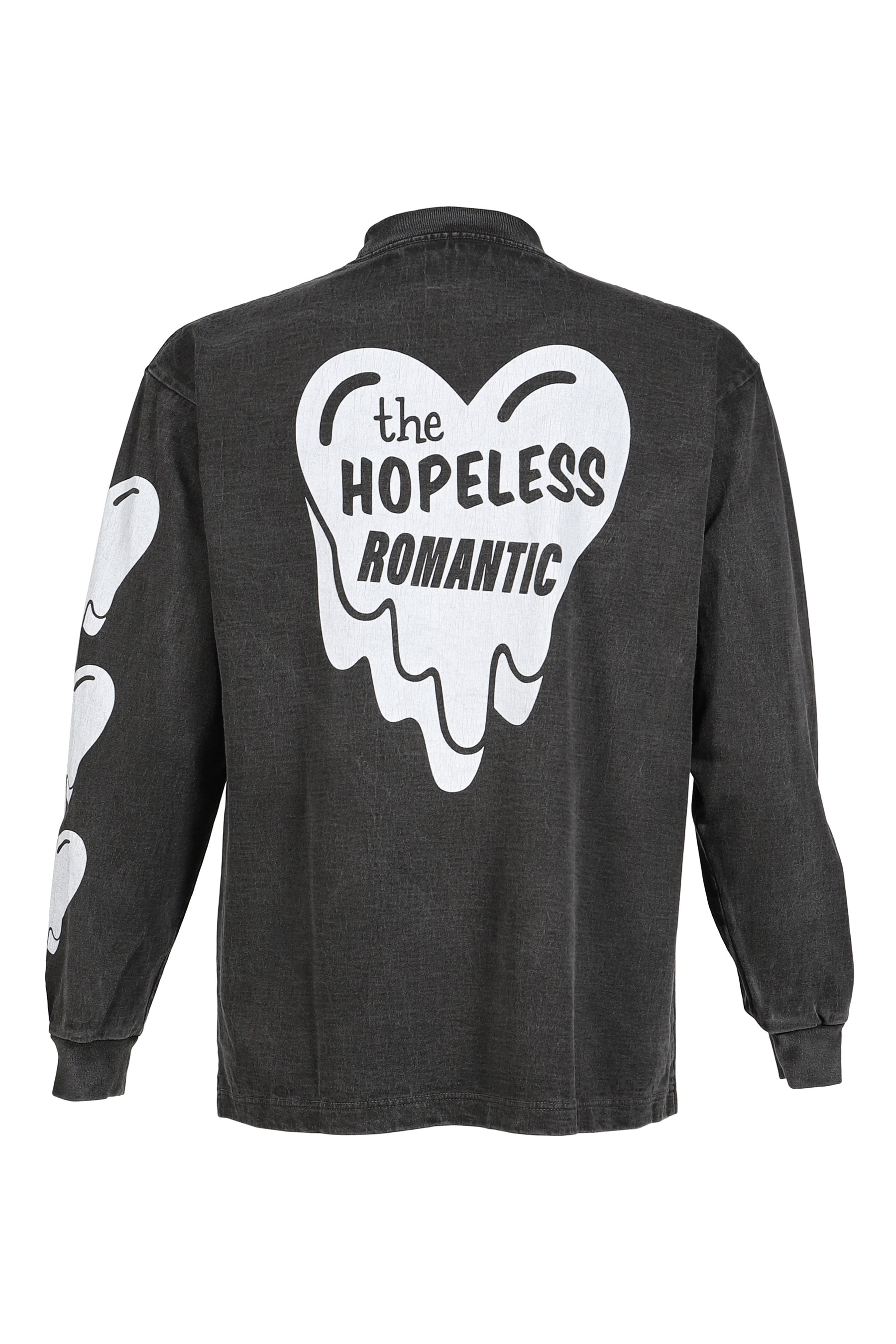EU HEART L/S TEE / BLK