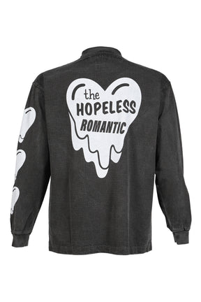 EU HEART L/S TEE / BLK
