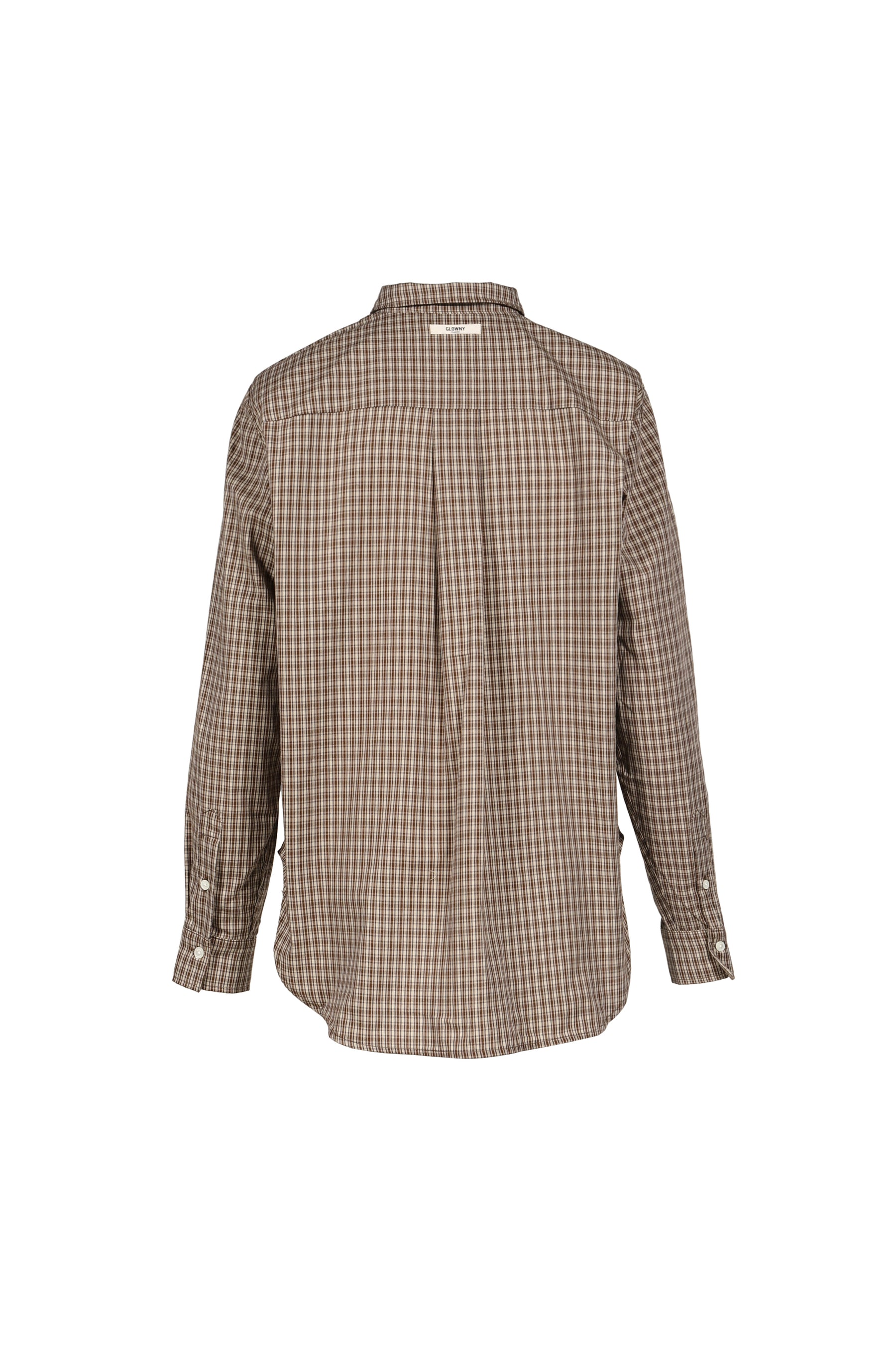 G CLASSIC EMBROIDERED BUTTON-UP SHIRT / BRW