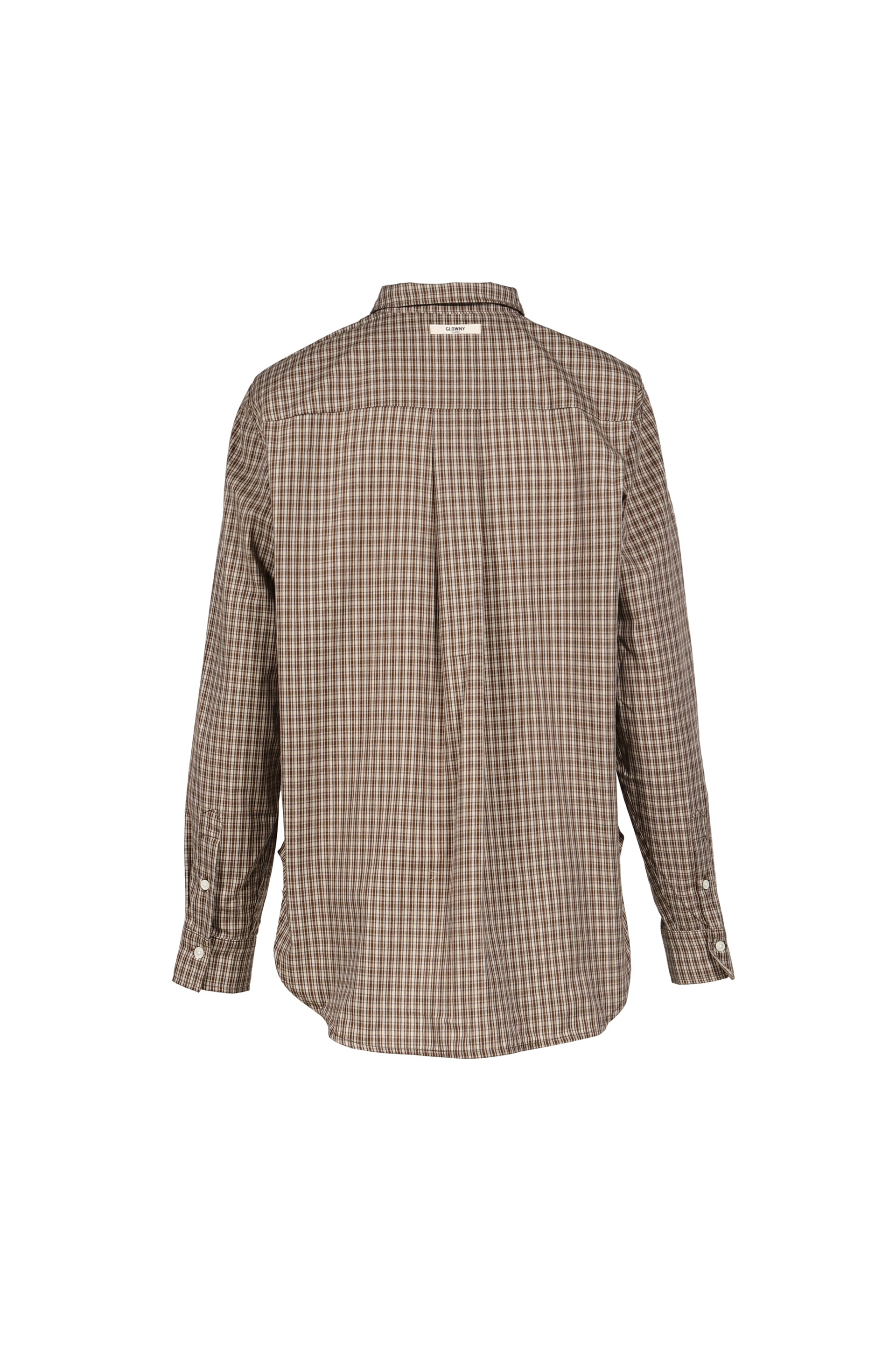 G CLASSIC EMBROIDERED BUTTON-UP SHIRT / BRW