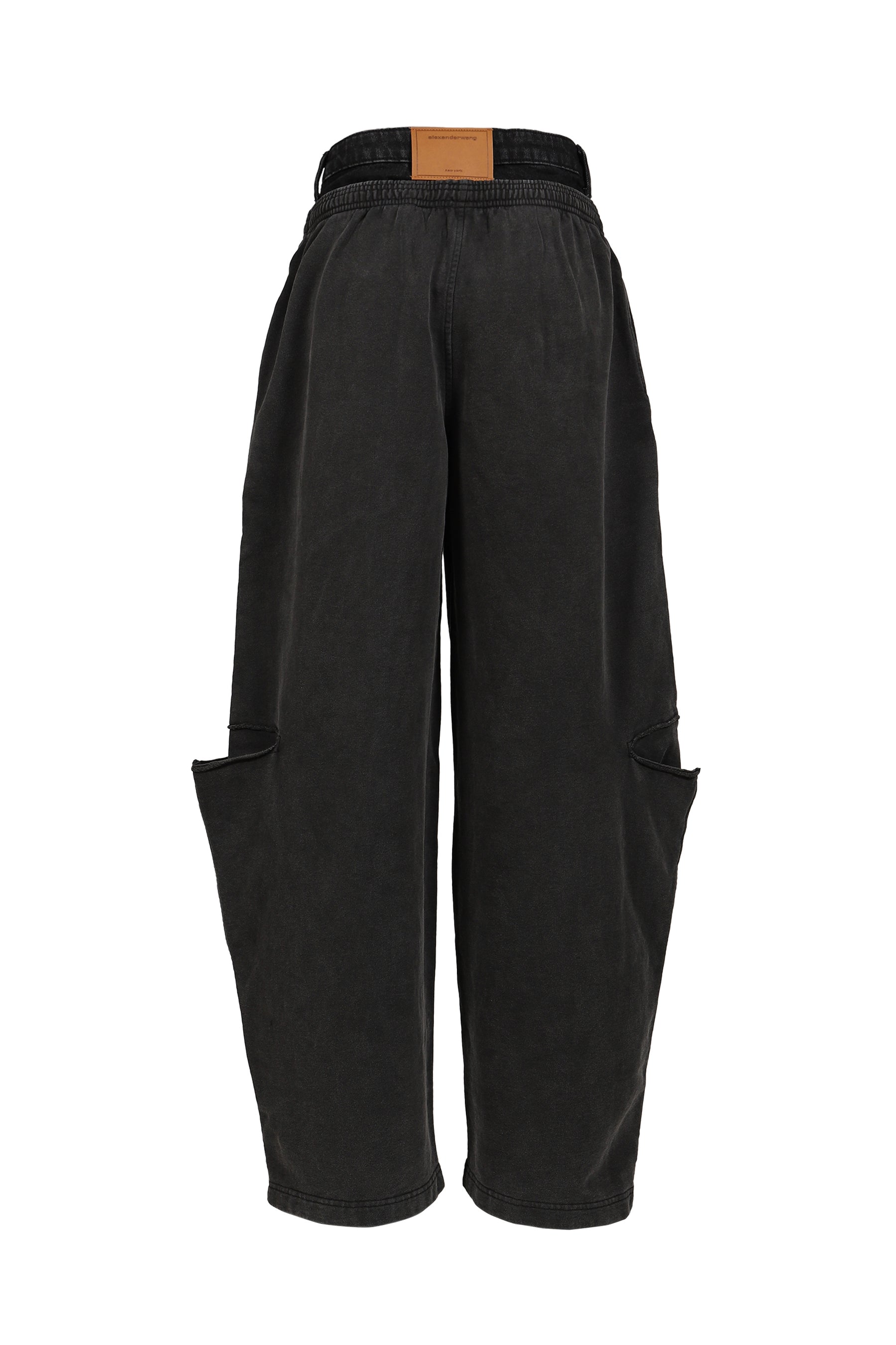 alexanderwang alexander wang SS26 PRE-STYLED SLASHED SWEATPANT