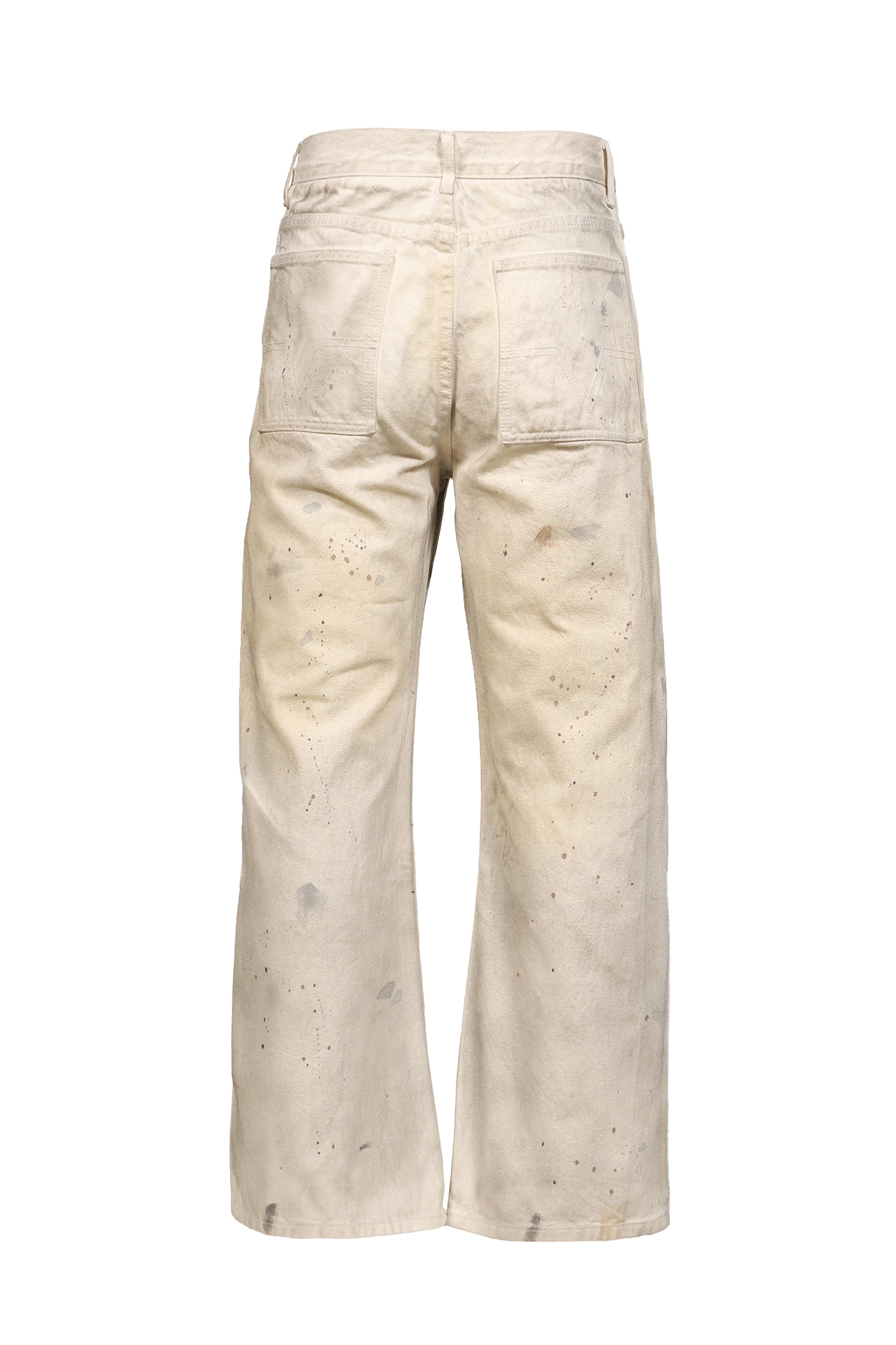 BAGGY DENIM / CREAM PAINTER