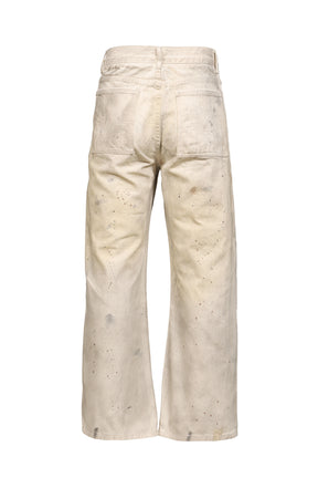 BAGGY DENIM / CREAM PAINTER