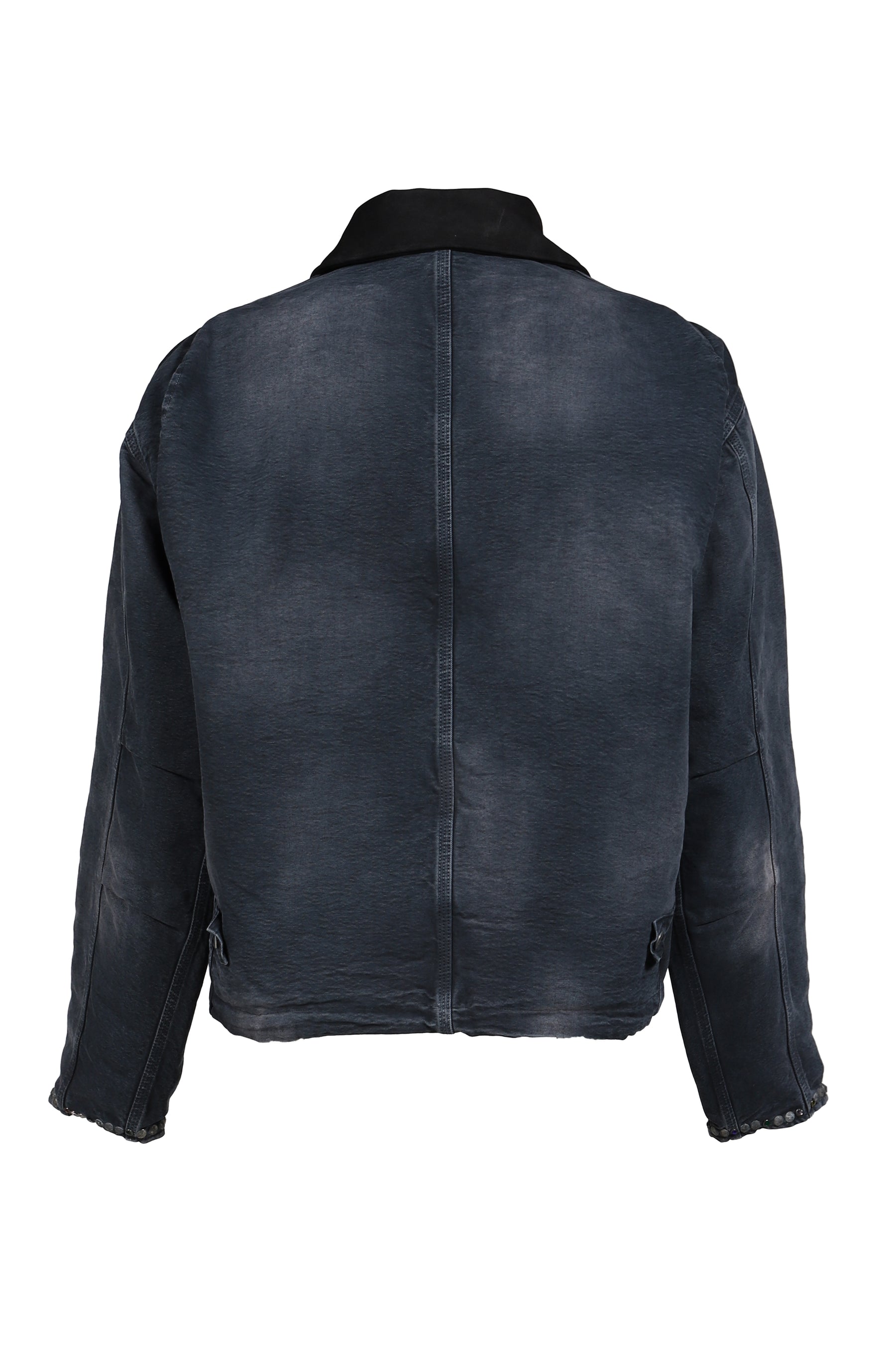 SATOSHI 9 TO 5 WORK JACKET / WASHED BLK