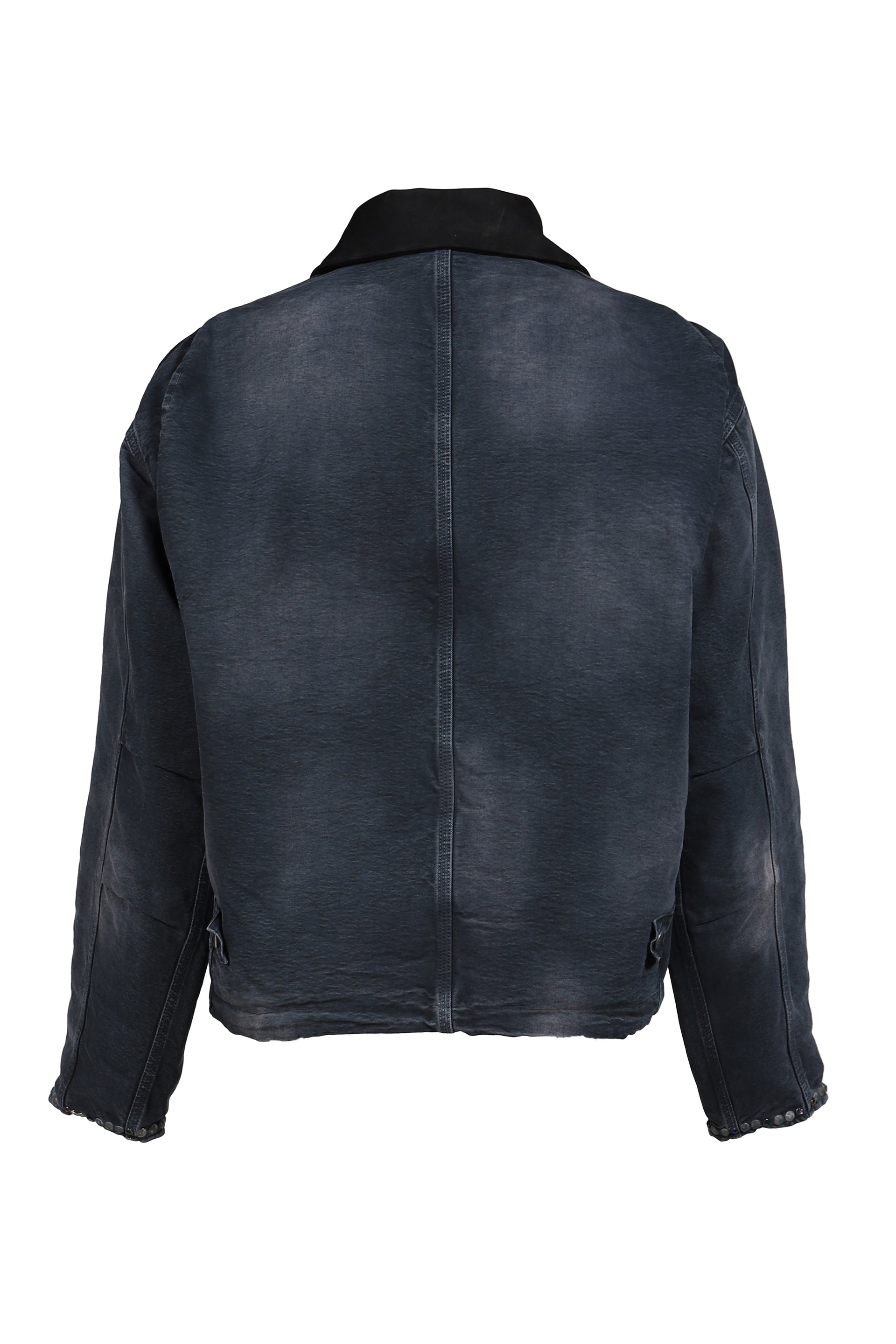 SATOSHI 9 TO 5 WORK JACKET / WASHED BLK