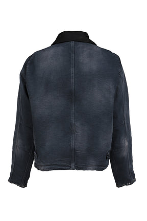 SATOSHI 9 TO 5 WORK JACKET / WASHED BLK