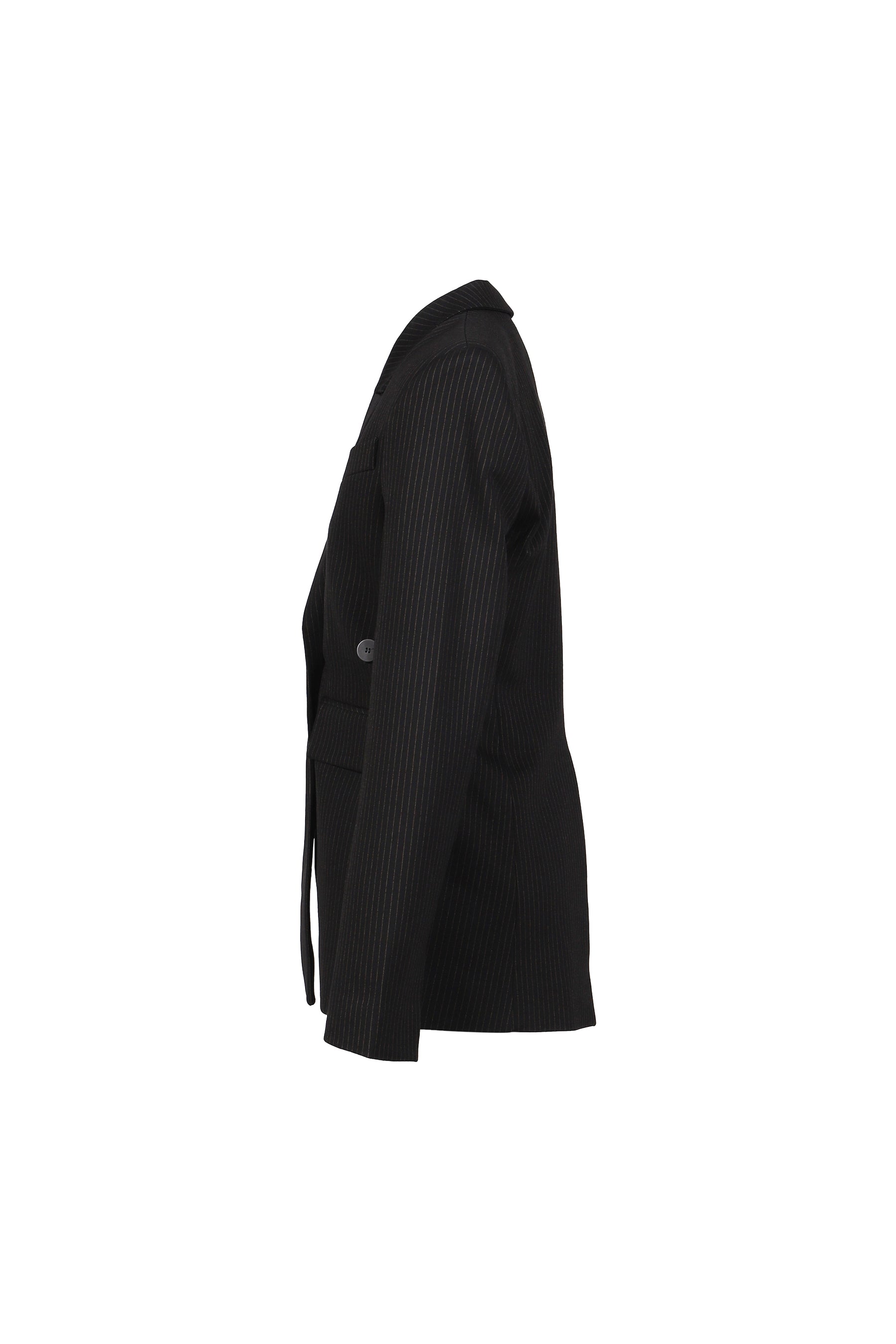 SIGNATURE SPLIT BLAZER / BLACK