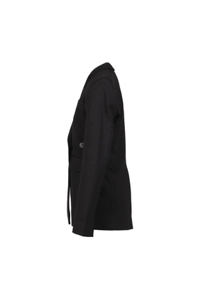 SIGNATURE SPLIT BLAZER / BLACK