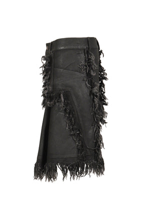 SHRED SKIRT PANTS / BLACK