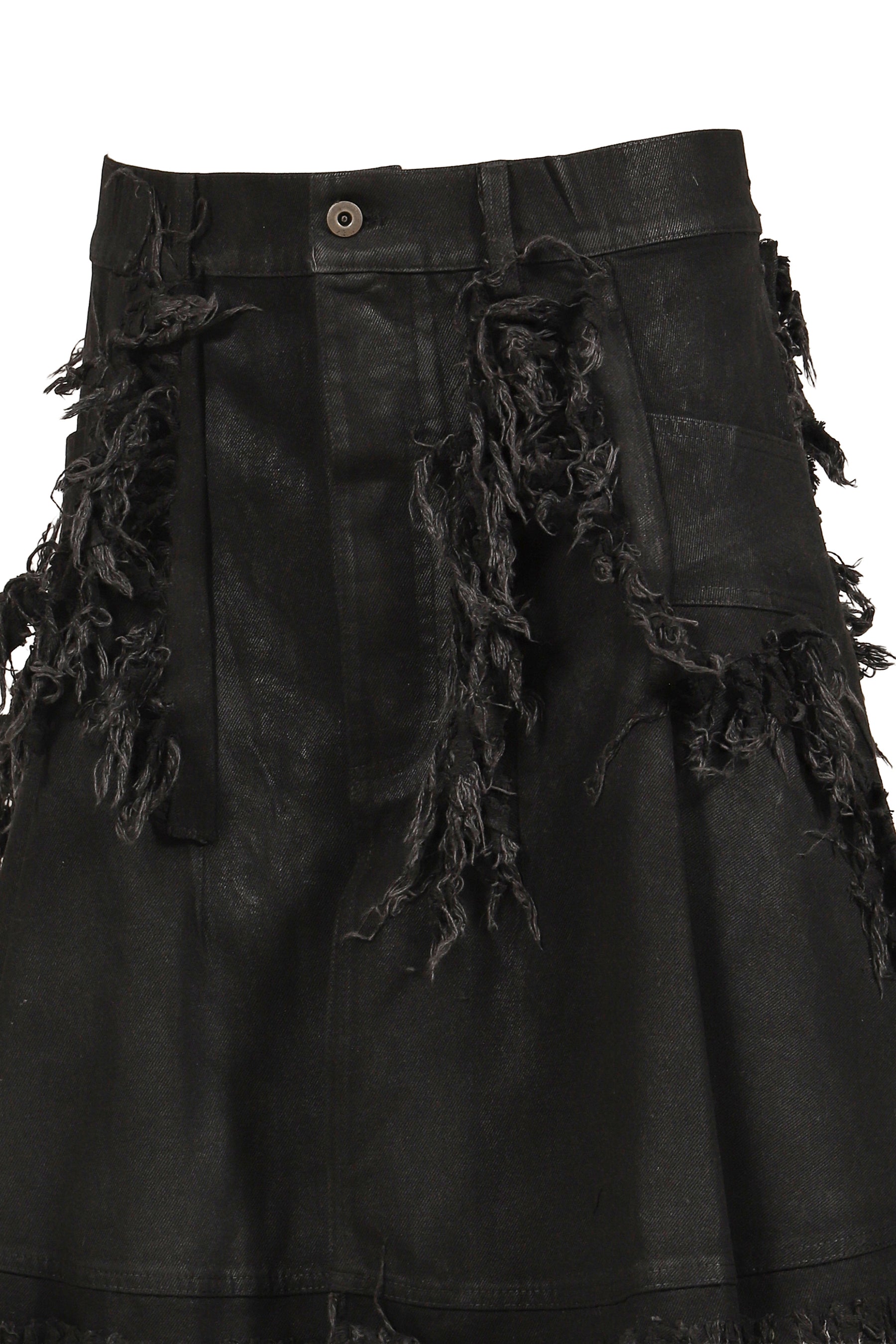 SHRED SKIRT PANTS / BLACK