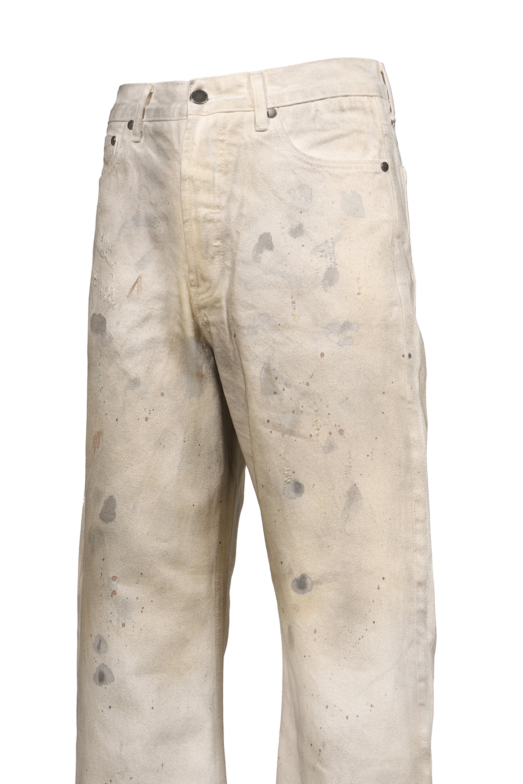 BAGGY DENIM / CREAM PAINTER