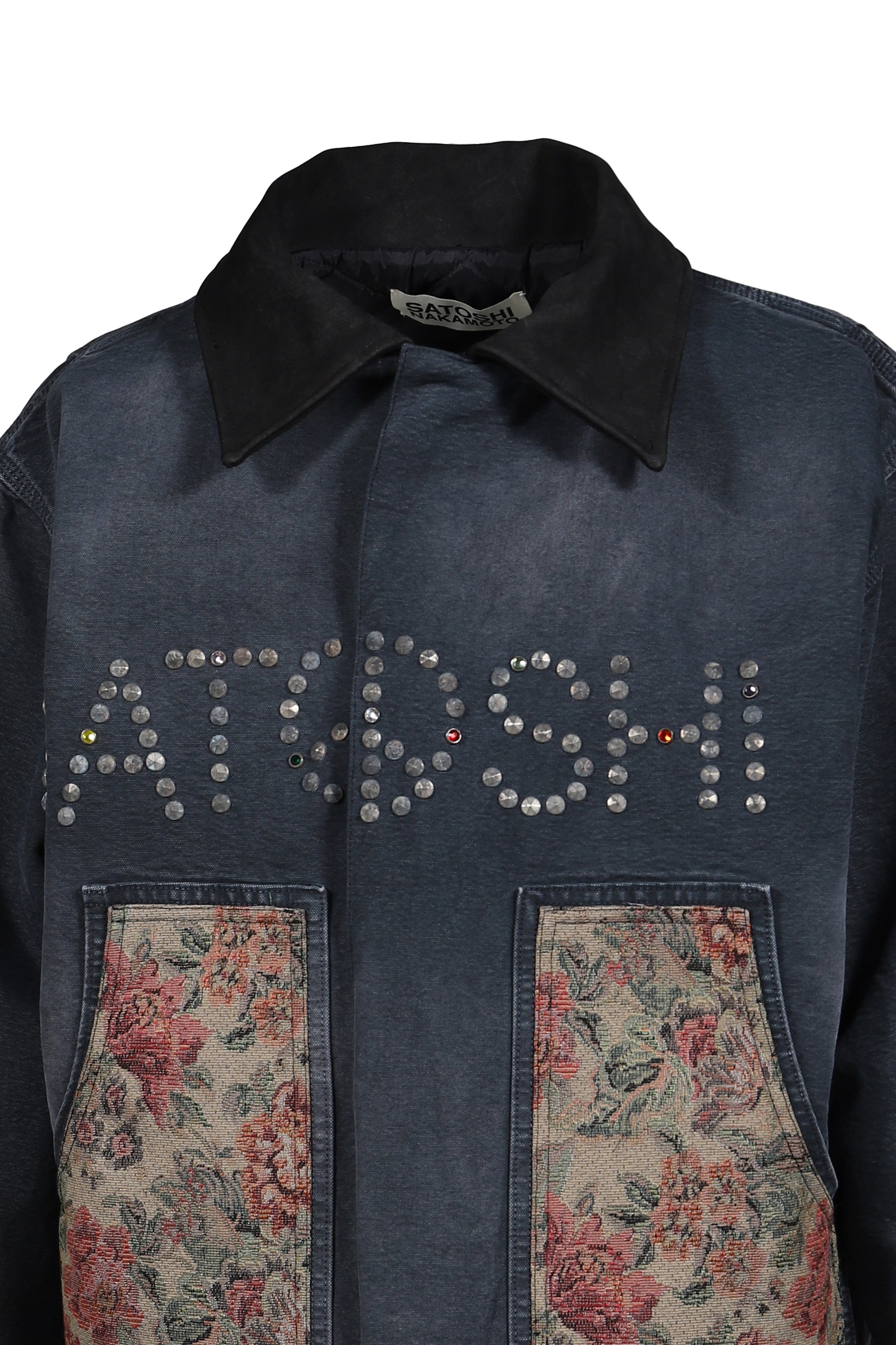 SATOSHI 9 TO 5 WORK JACKET / WASHED BLK