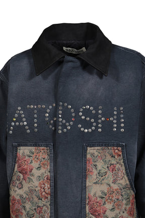 SATOSHI 9 TO 5 WORK JACKET / WASHED BLK