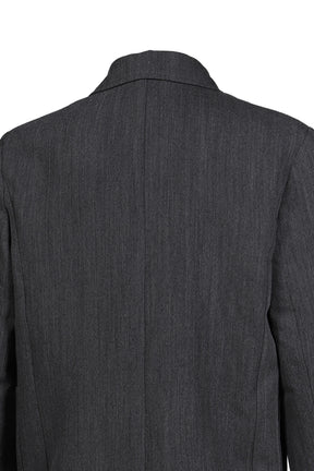 ENEA UNSTRUCTURED BLAZER / SLATE GRY