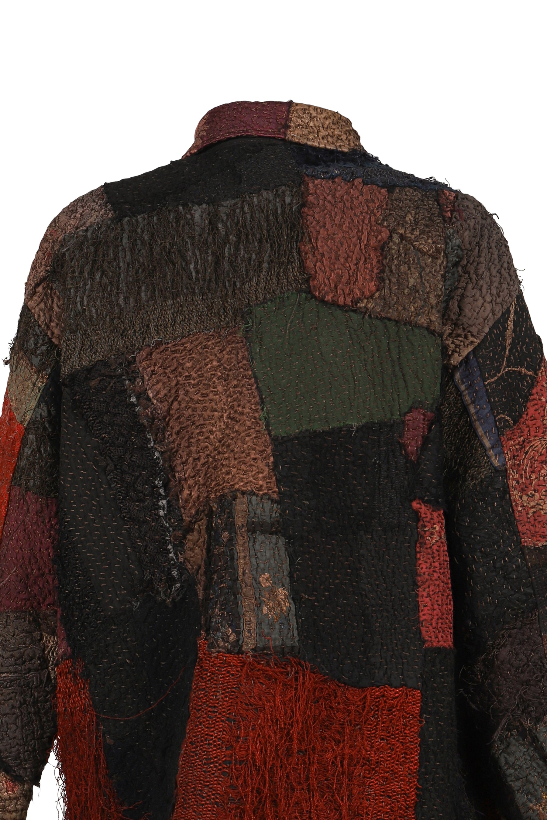 RAIN JACKET SUEDE COLLAR / BRW