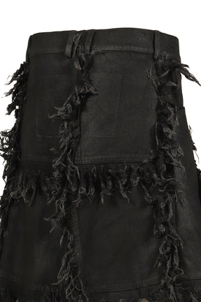 SHRED SKIRT PANTS / BLACK