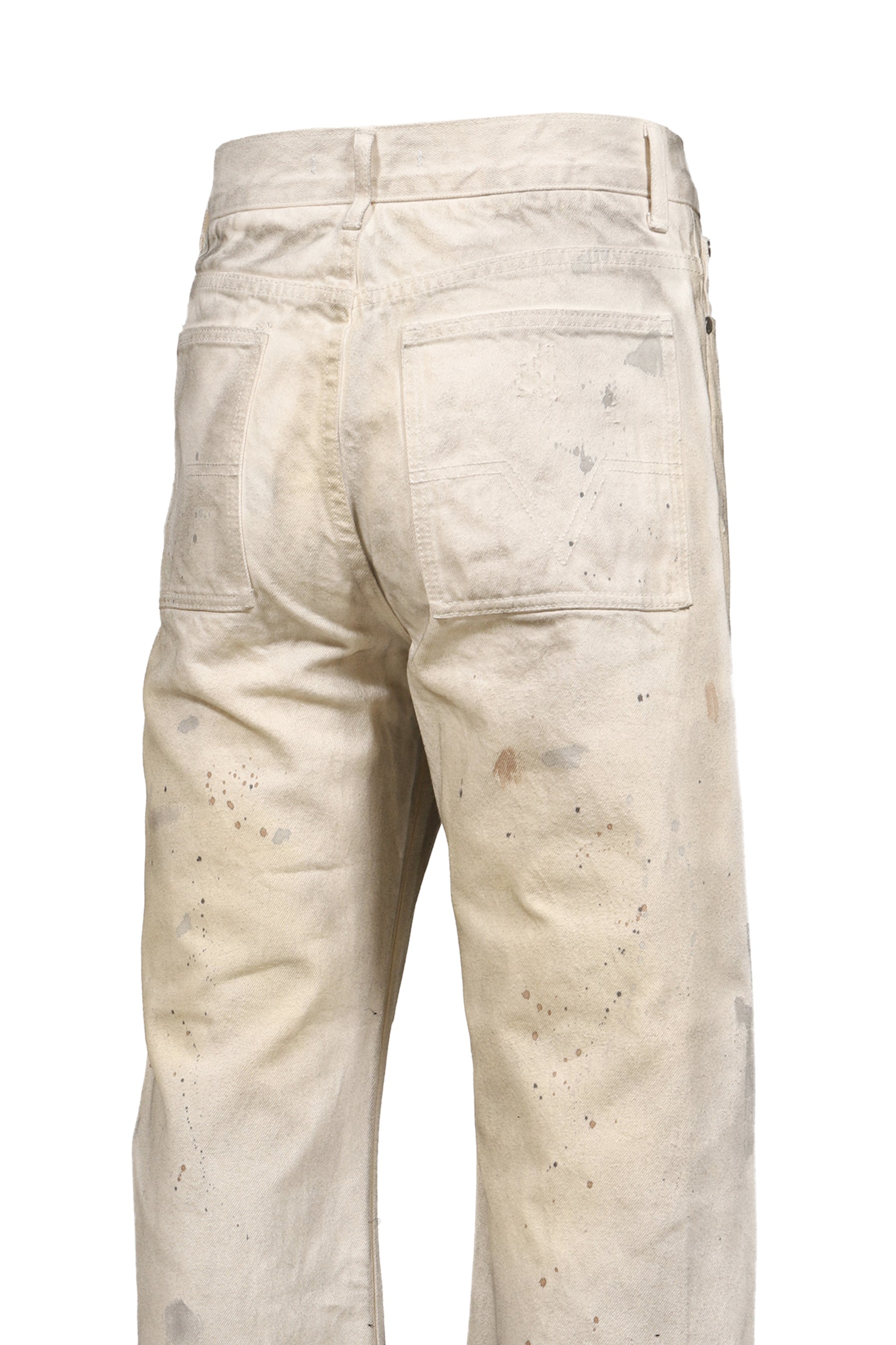 BAGGY DENIM / CREAM PAINTER